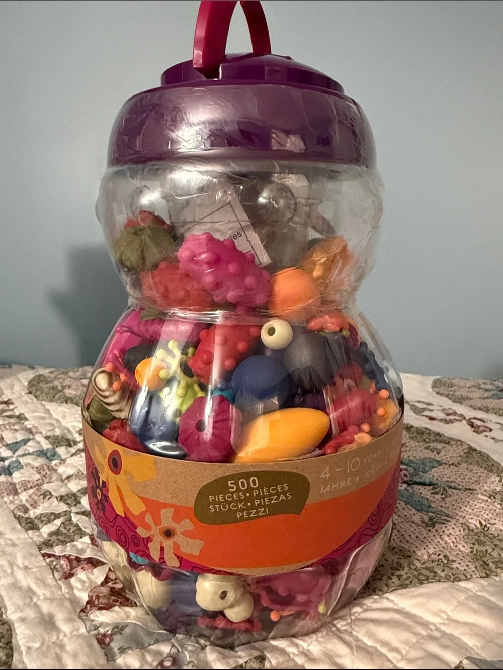 B. Pop-Arty! Children's Bead Set in Carrying Jar